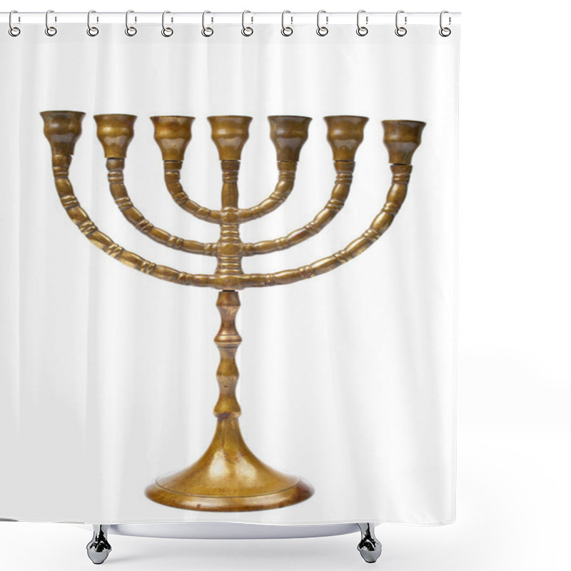 Personality  Menorah Shower Curtains