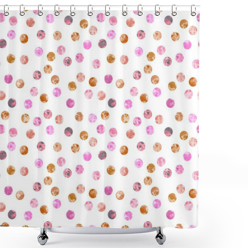 Personality  Abstract Seamless Dots Pattern For Fabrics And Textiles And Packaging And Kids And Fashion Print And Wrapping Paper. High Quality Photo Shower Curtains