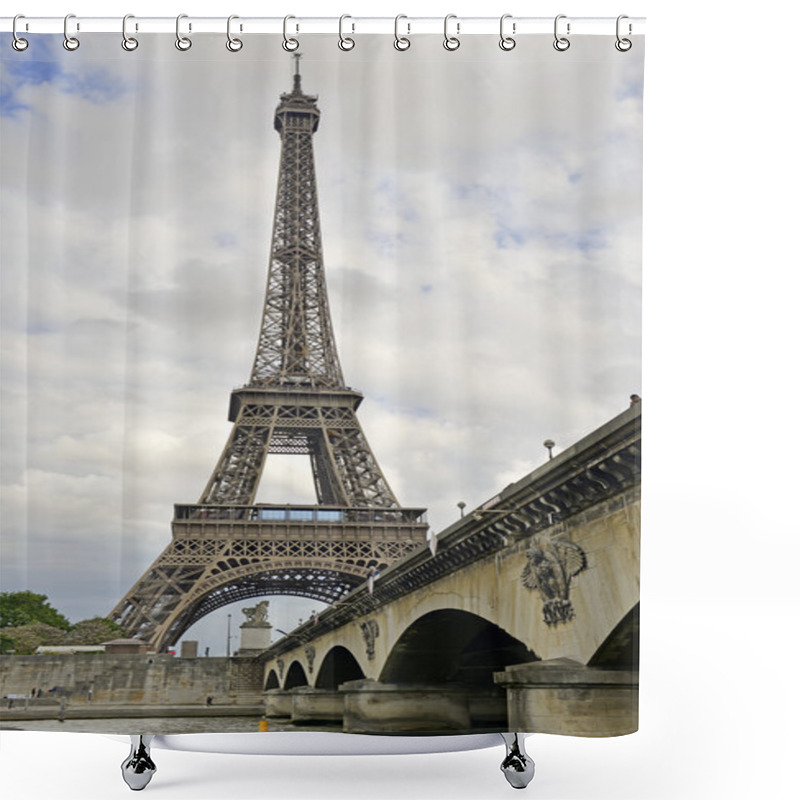 Personality  Eiffel Tower In Paris, France Shower Curtains