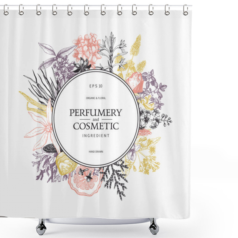 Personality  Design For Cosmetics And Perfumery Shower Curtains