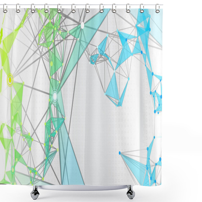 Personality  Abstract Graphic Background. Shower Curtains