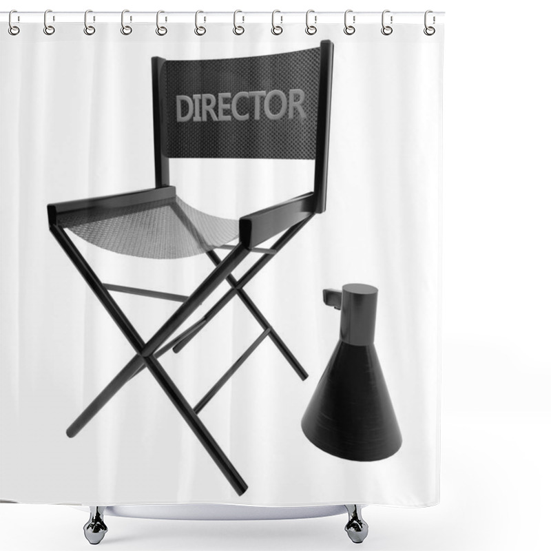 Personality  Director's Chair Shower Curtains