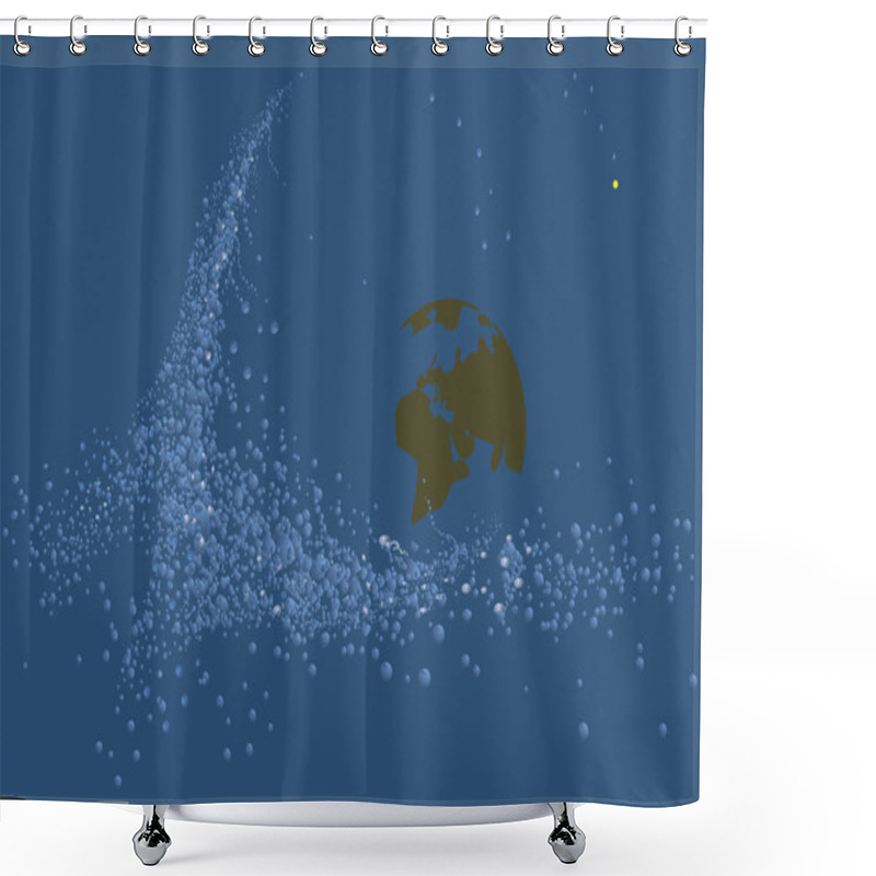 Personality  North Star Shower Curtains