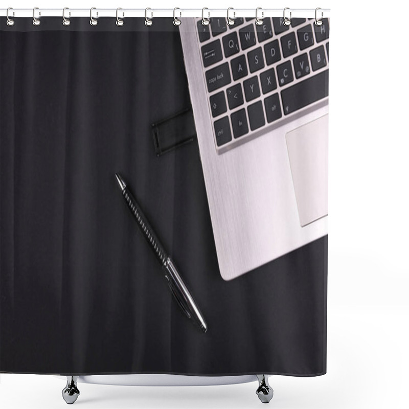 Personality  Signing Document With Digital Electronic Certified Signature On Token Shower Curtains