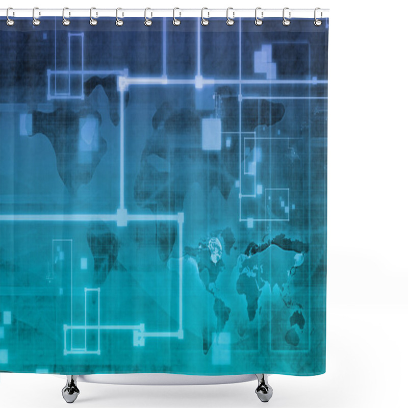 Personality  Surveillance Security Technology Shower Curtains