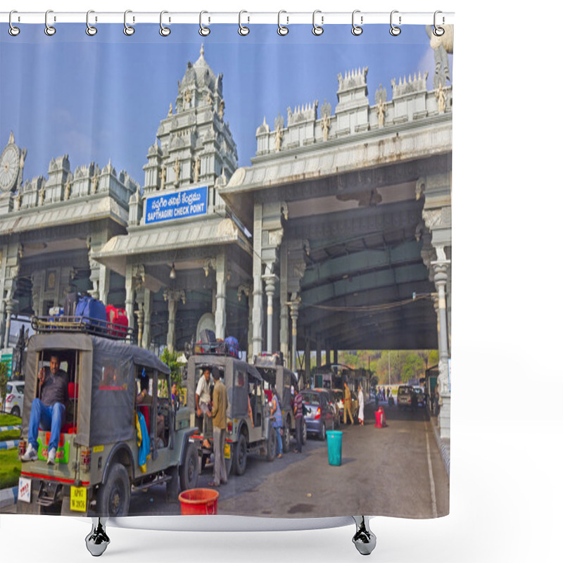 Personality  Way To Tirumala Shower Curtains