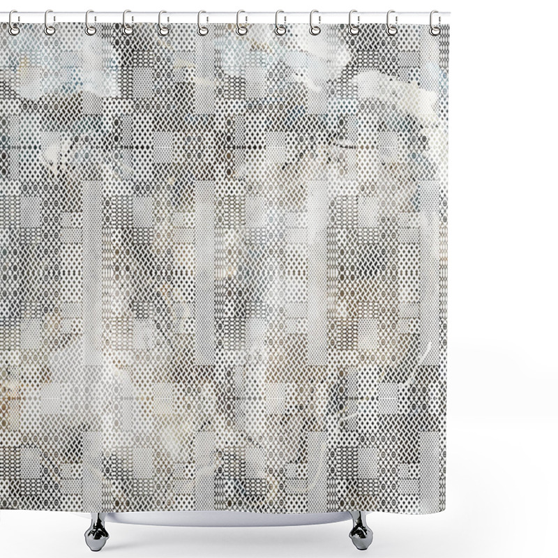 Personality  Geometry Texture Creative Repeat Modern Pattern Shower Curtains