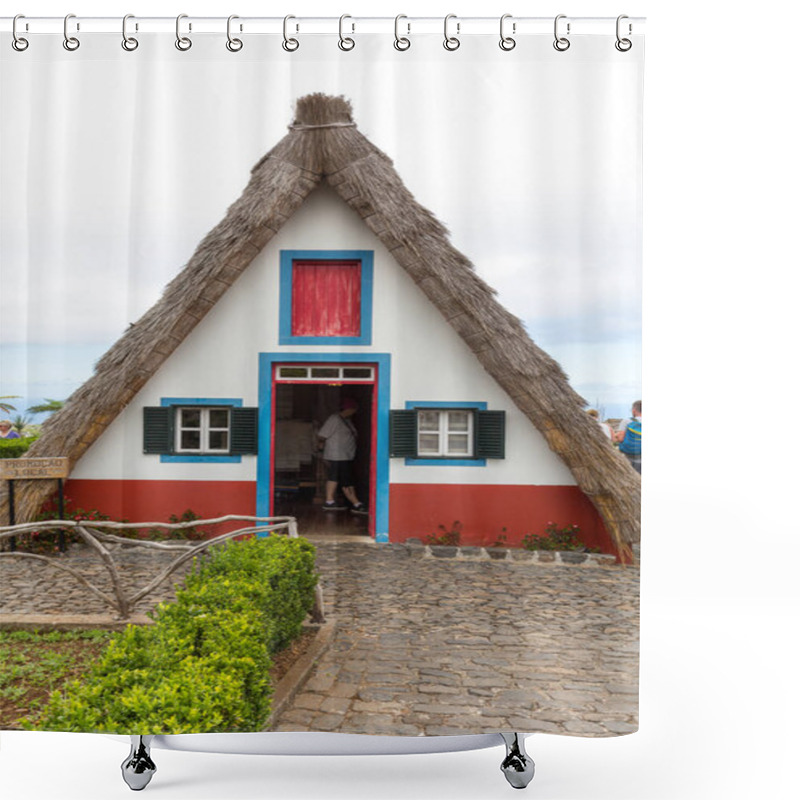 Personality  Traditional Rural House In Santana On Madeira Island Shower Curtains