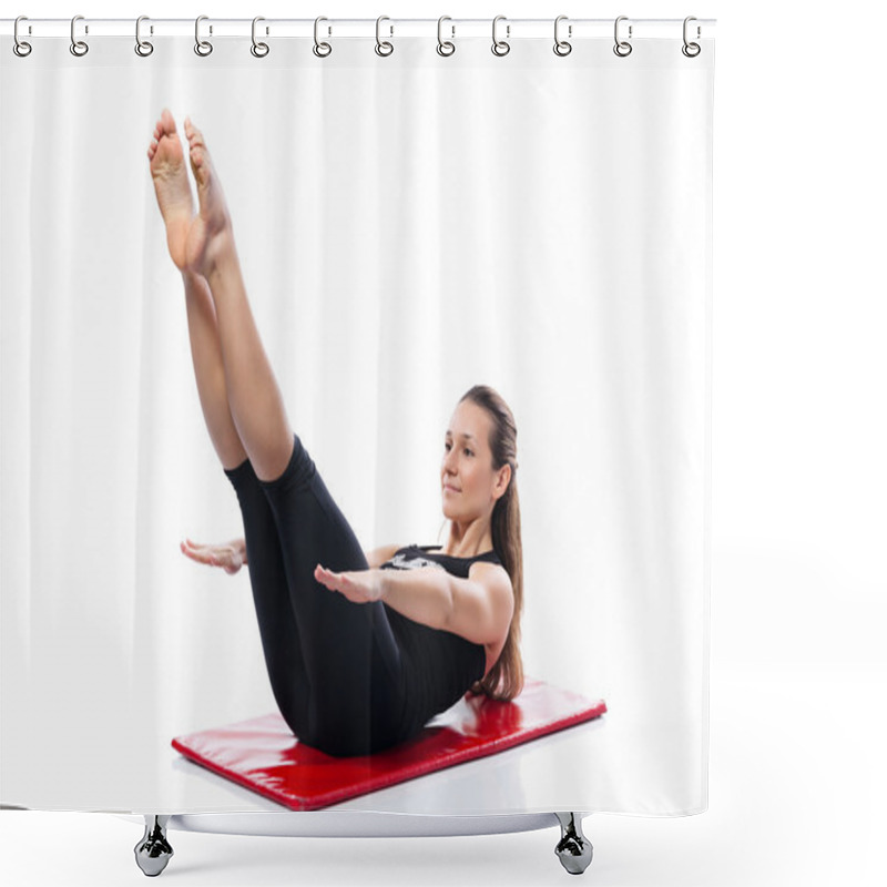 Personality  Training Pilates Shower Curtains