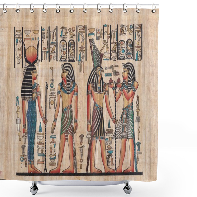 Personality  Original Egyptian Papyrus Shower Curtains