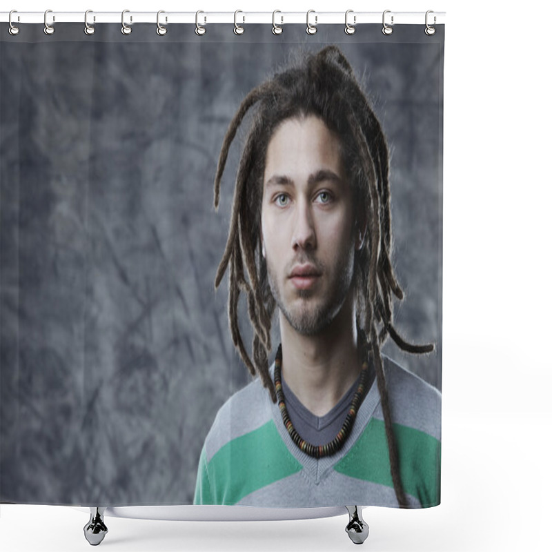 Personality  Young Guy Shower Curtains