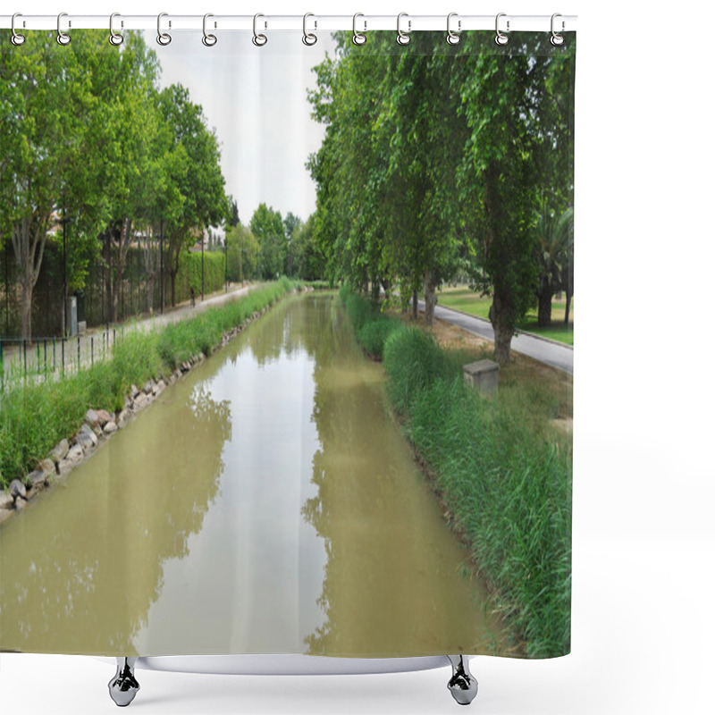 Personality  The Imperial Canal Of Aragon,Spain Shower Curtains