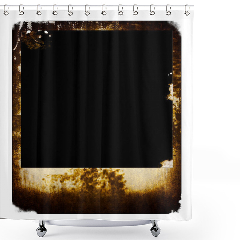 Personality  Grunge Photo Shower Curtains