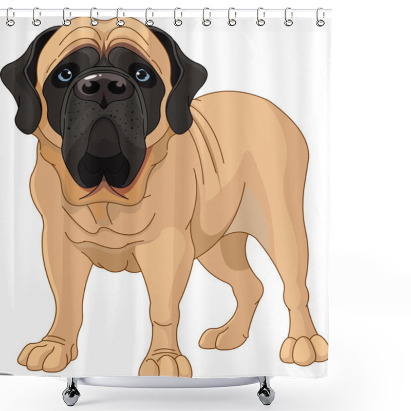 Personality  English Mastiff Shower Curtains