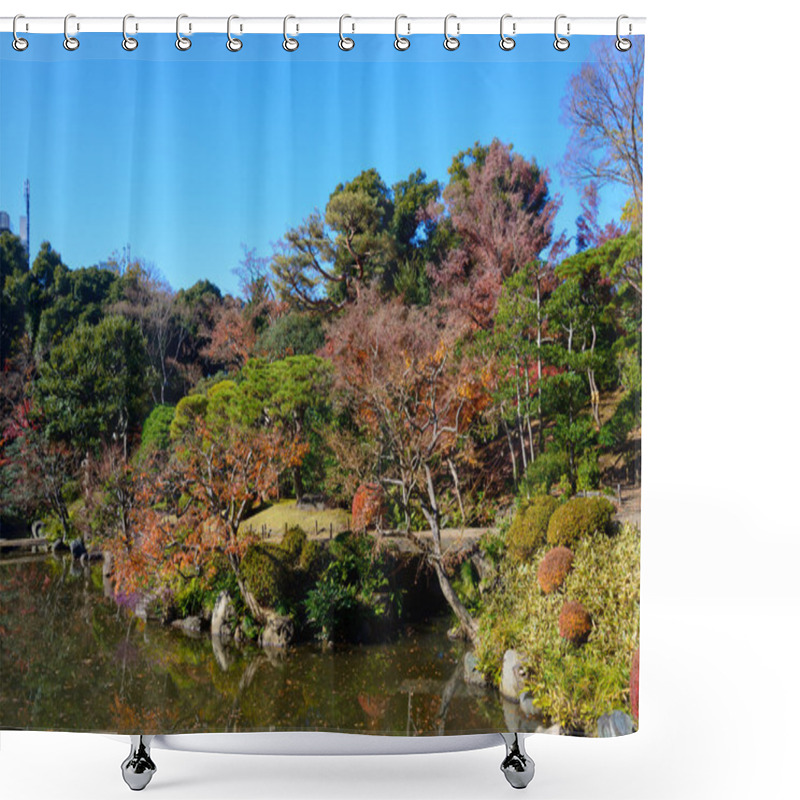 Personality  Autumn Foliage In The Kyu-Furukawa Gardens, Tokyo Shower Curtains