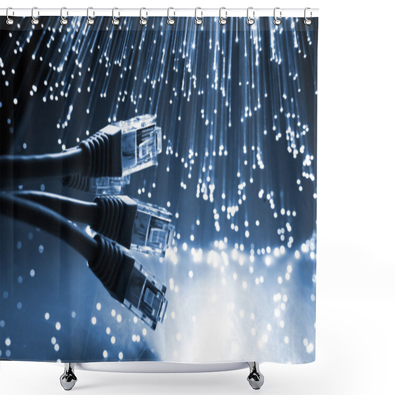 Personality  Fiber Optics Shower Curtains