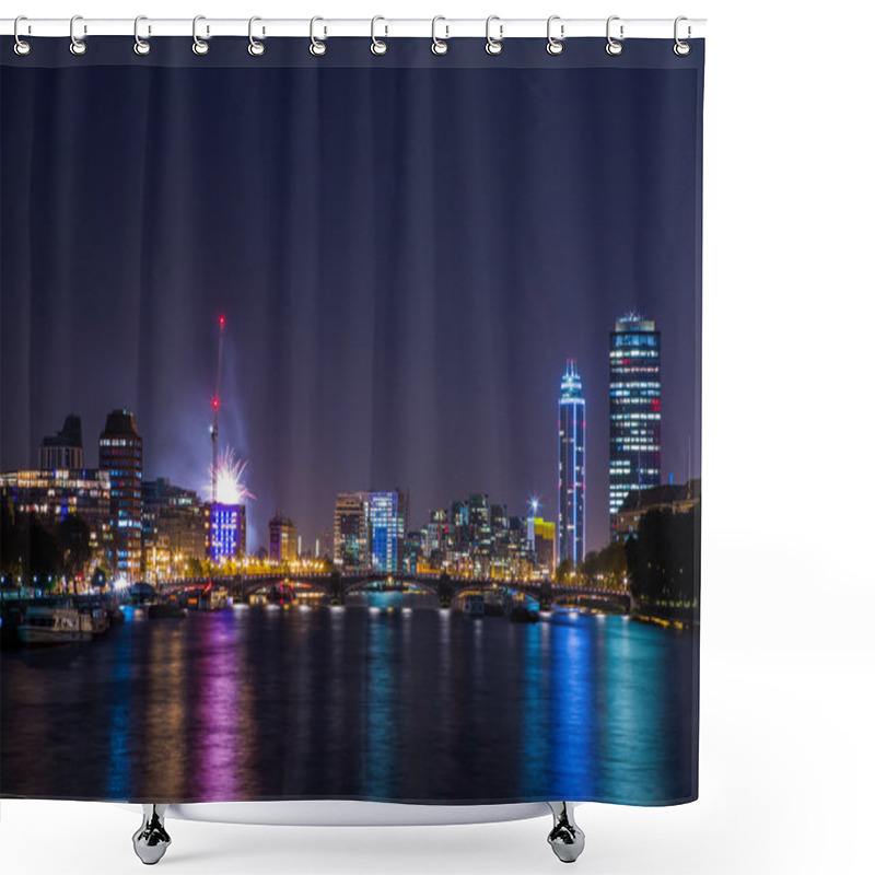 Personality  View From Thames Shower Curtains