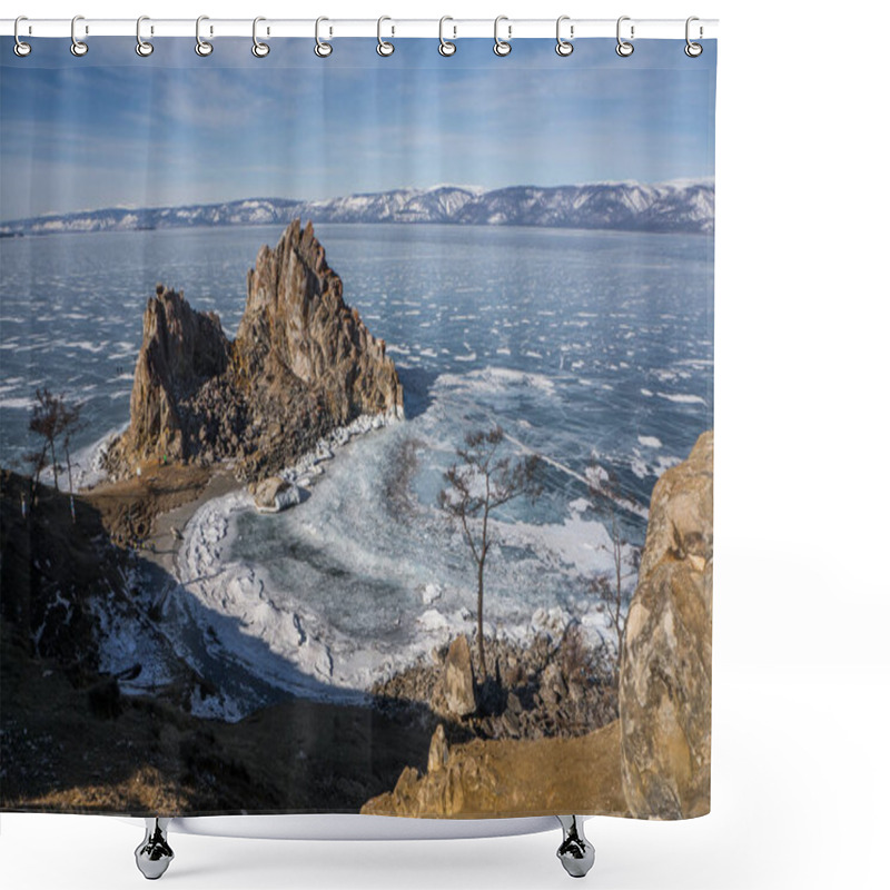 Personality  Winter Mountains Landscape Shower Curtains