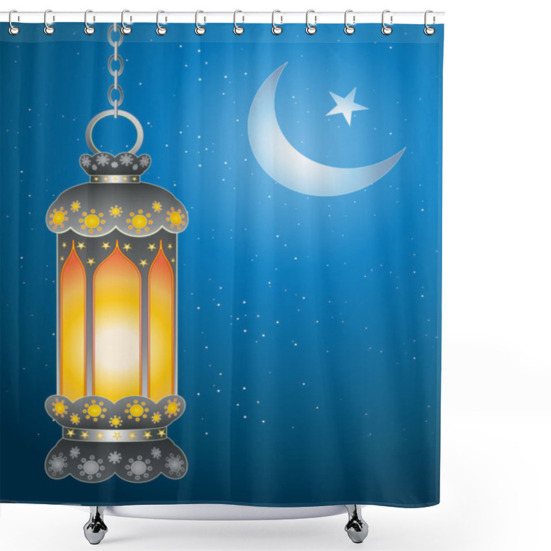 Personality  Ramadan Lantern Shower Curtains