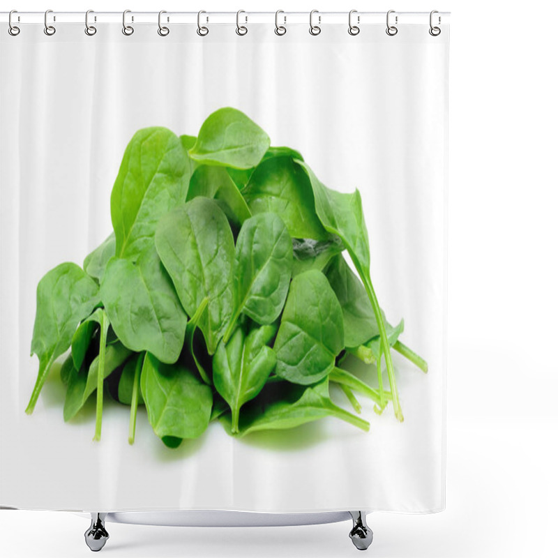 Personality  Pile Of Baby Spinach Shower Curtains