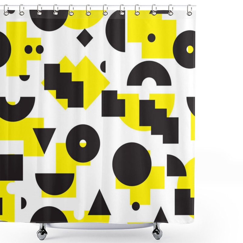 Personality  Geometric Seamless Pattern Shower Curtains