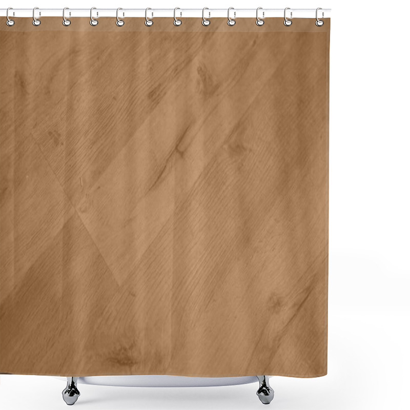 Personality  Grunge Wooden Parquet Texture Shower Curtains