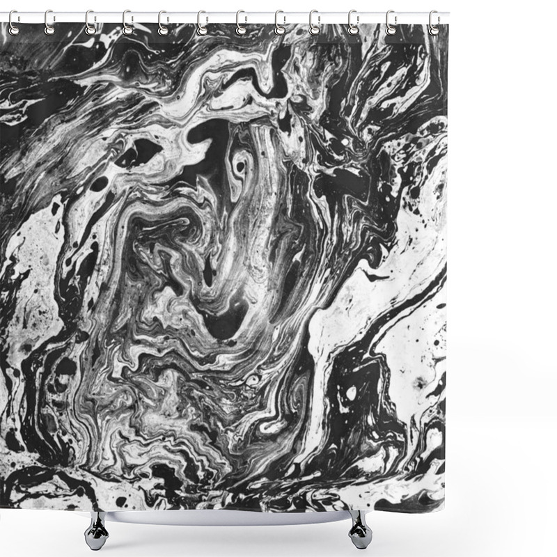 Personality  Abstract Marble Texture Shower Curtains