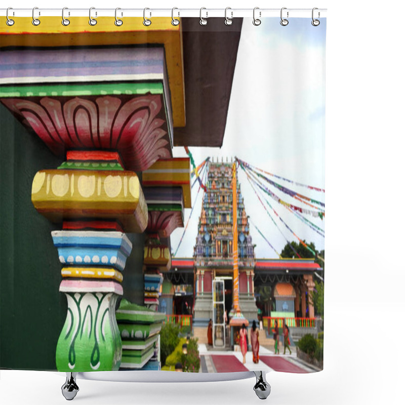 Personality  The Sri Siva Subramaniya Hindu Temple In Nadi, Fiji Shower Curtains