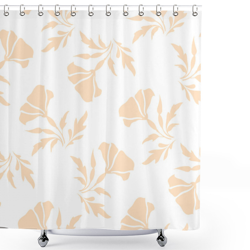 Personality  Pale Floral Pattern Shower Curtains