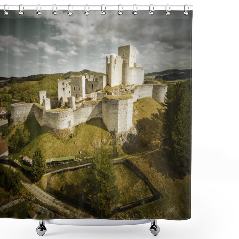 Personality  Ruins Of Gothic Castle Rabi  Shower Curtains