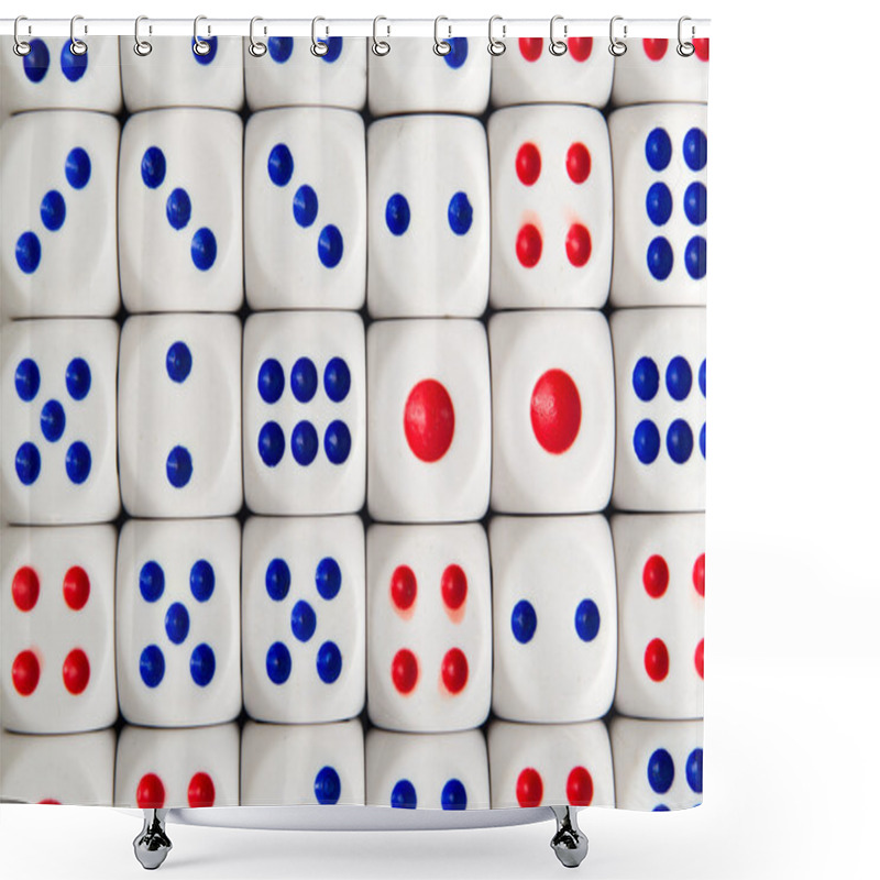 Personality  Dice Shower Curtains