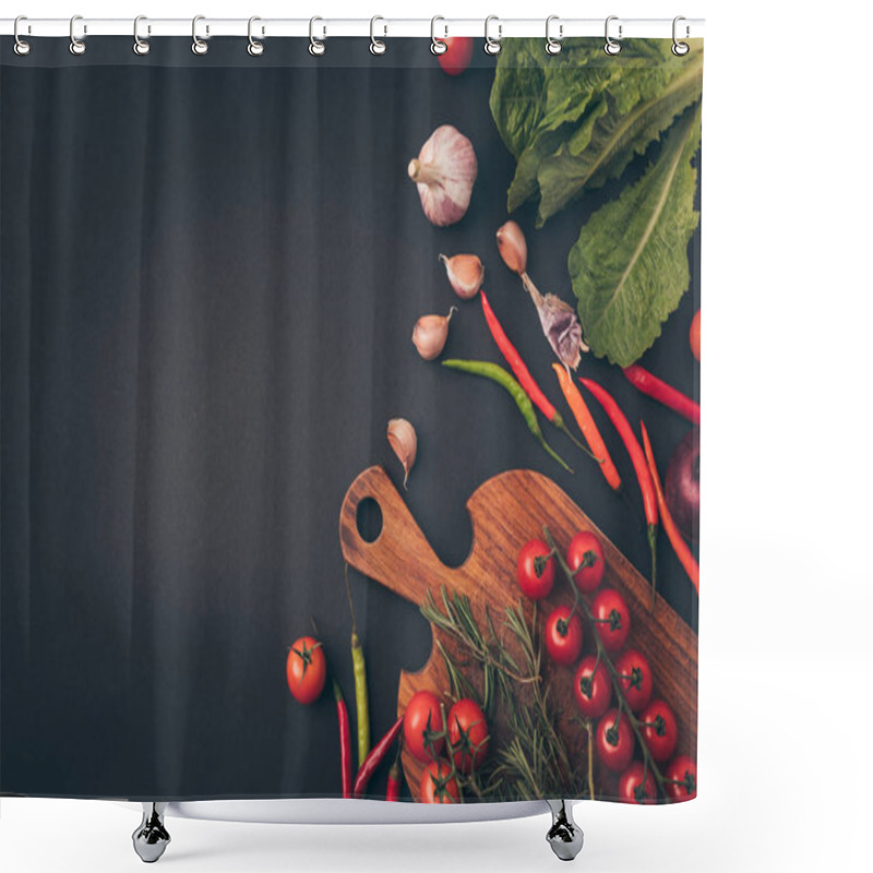 Personality  Vegetables Shower Curtains