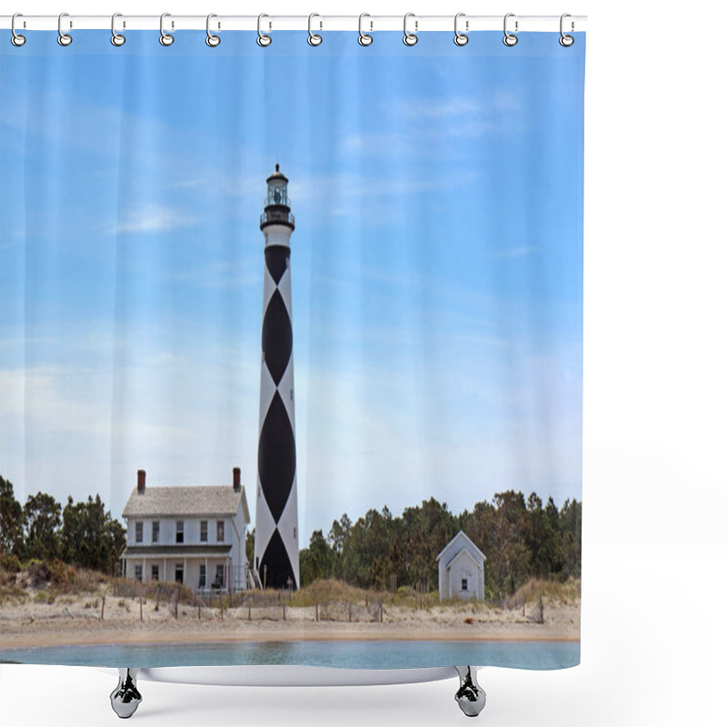 Personality  Cape Lookout Lighthouse On The Southern Outer Banks Of North Car Shower Curtains