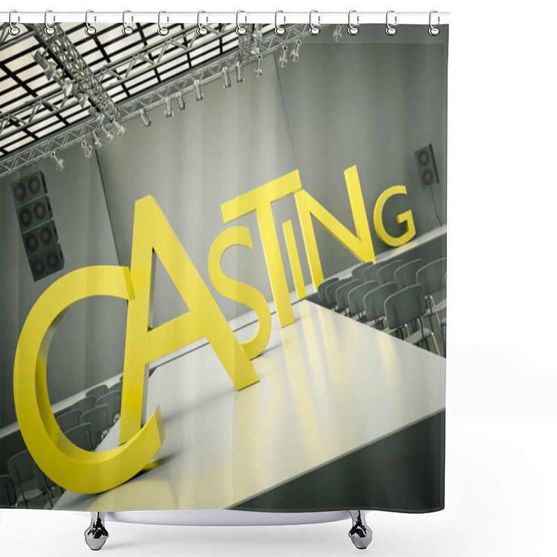 Personality  Casting Shower Curtains