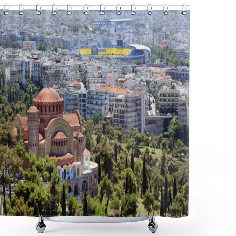 Personality  Greece, Central Macedonia, Thessaloniki Shower Curtains