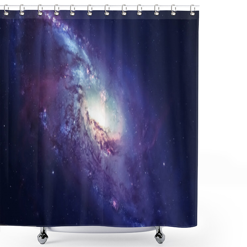 Personality  Awesome Spiral Galaxy Many Light Years Far From The Earth. Elements Furnished By NASA Shower Curtains