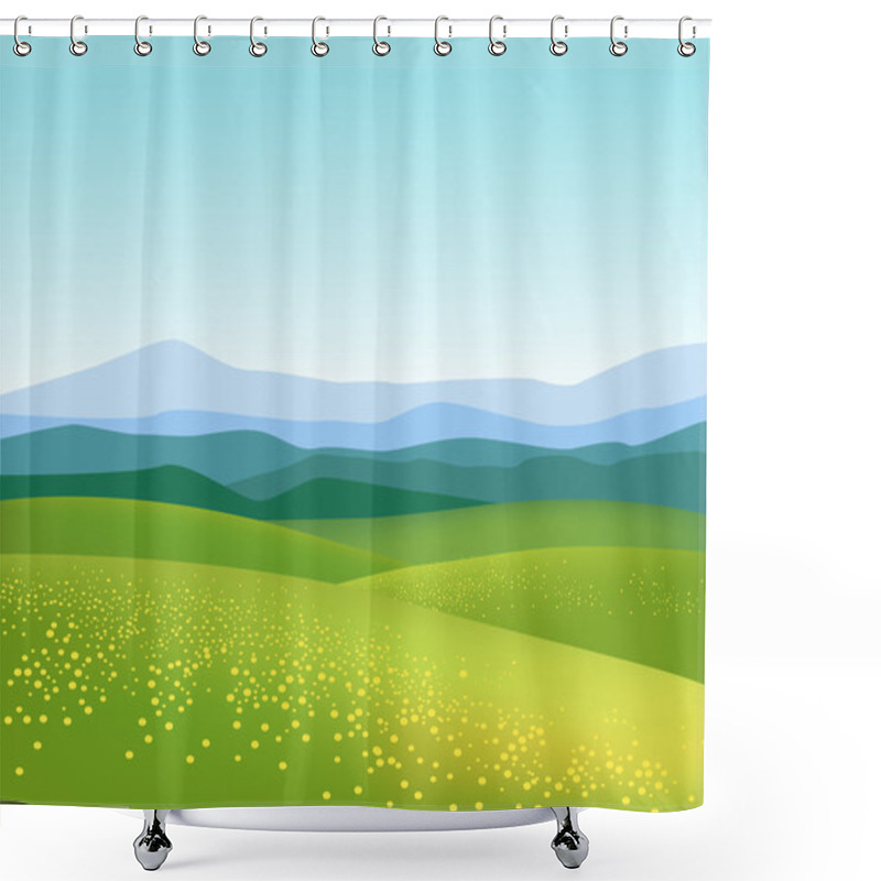 Personality  Nature Background Shower Curtains