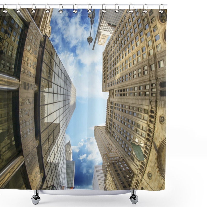 Personality  Majesty Of New York City Skyscrapers Shower Curtains