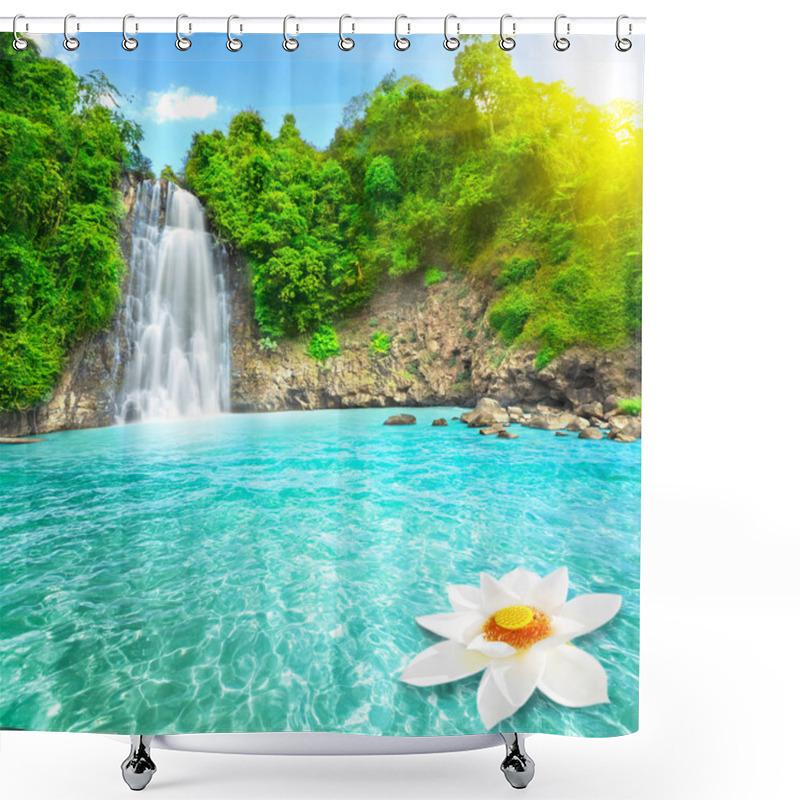 Personality  Waterfall Shower Curtains