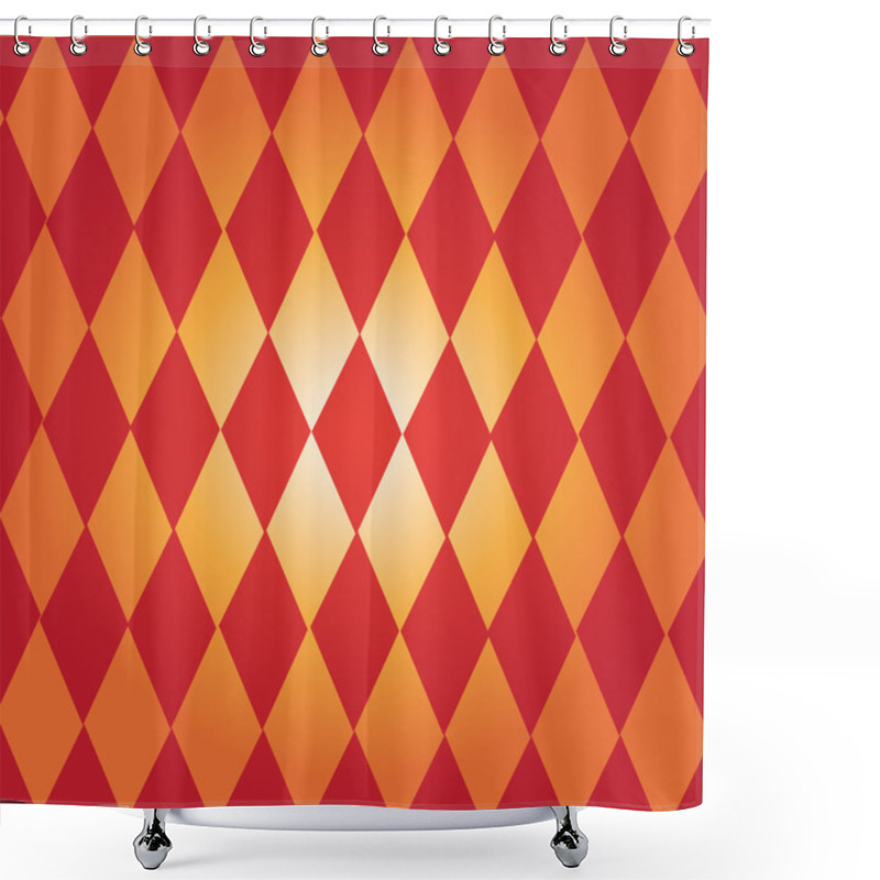 Personality  Red Dominoes Shower Curtains