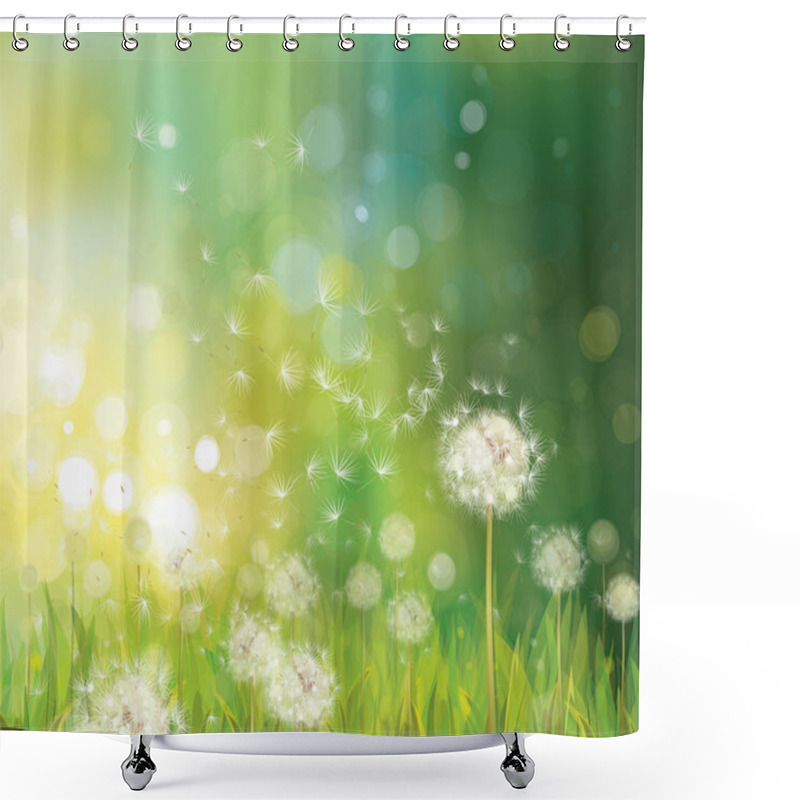 Personality  Spring Background Shower Curtains