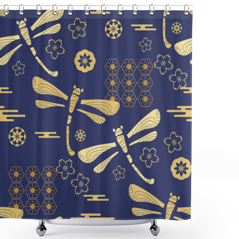 Personality  Japanese Pattern388 Shower Curtains