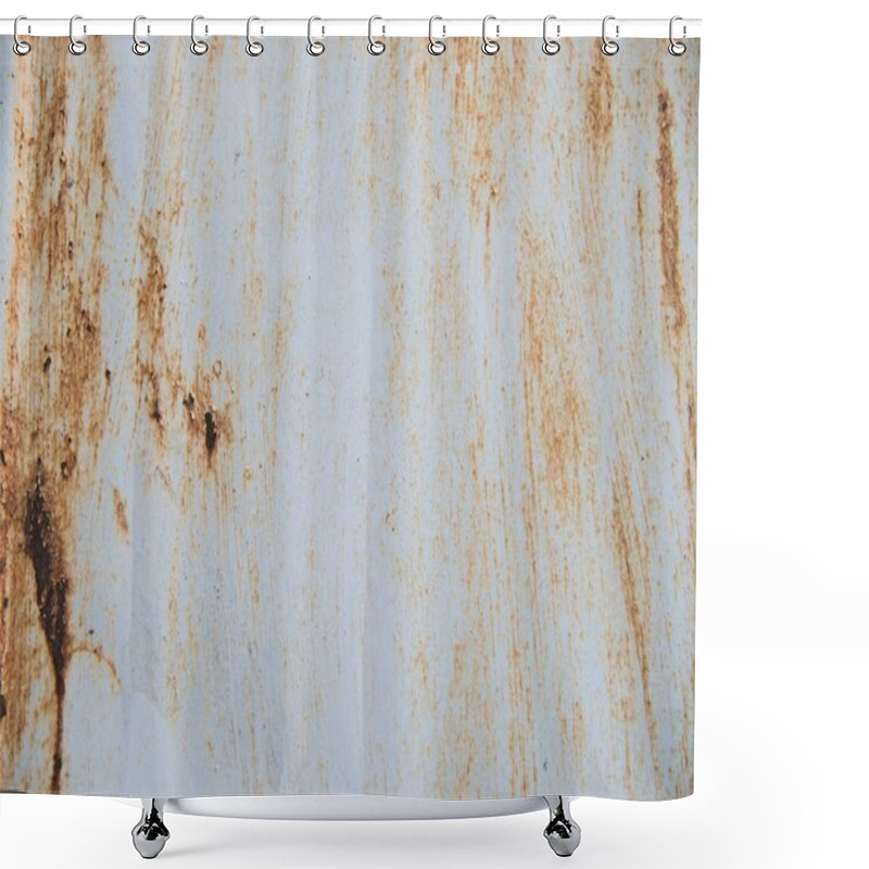 Personality  Rusty Metallic Surface  Shower Curtains