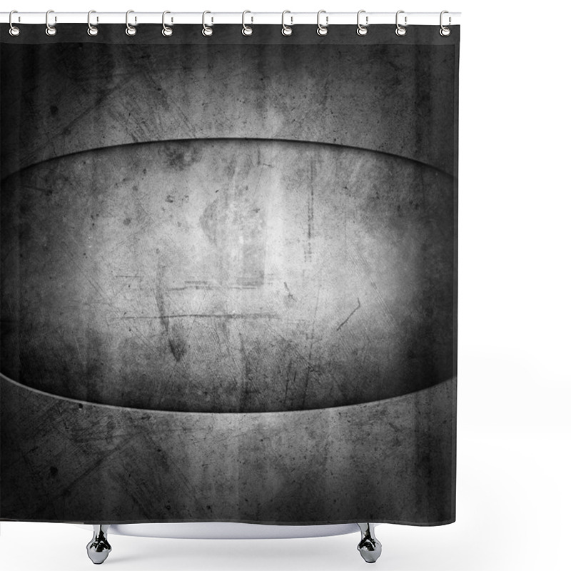 Personality  Dark Concrete Wall Shower Curtains