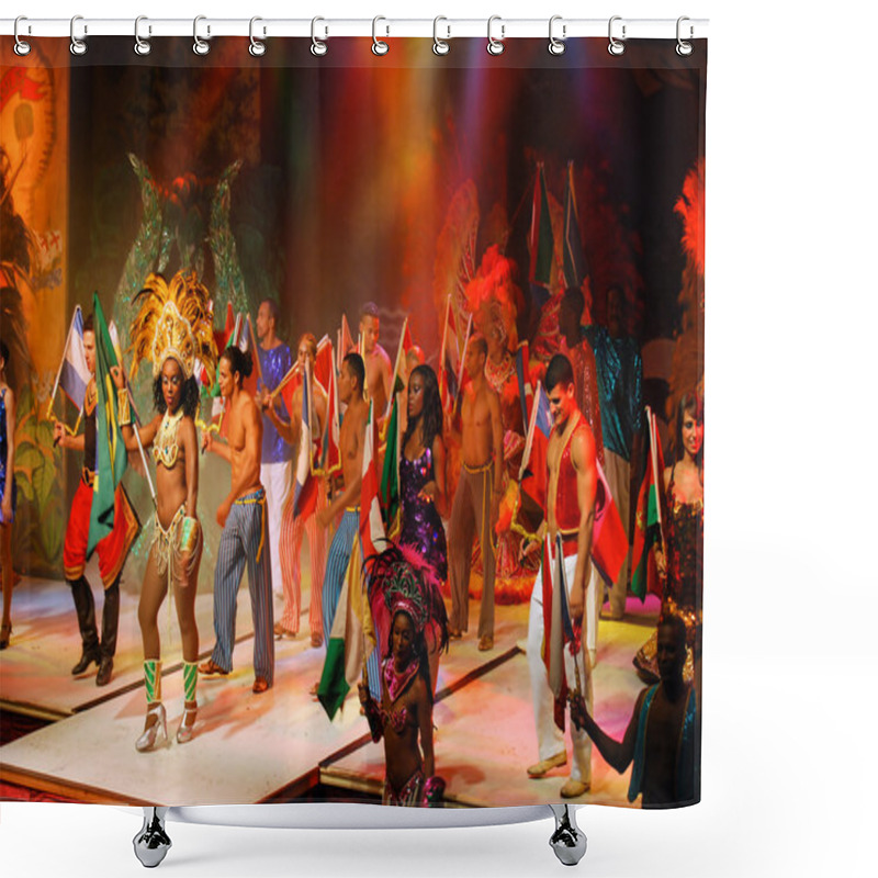 Personality  Crazy Carnival In Rio De Janeiro Shower Curtains