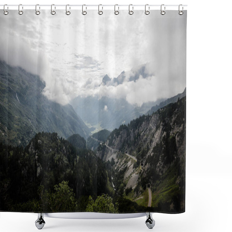 Personality  Alps Shower Curtains