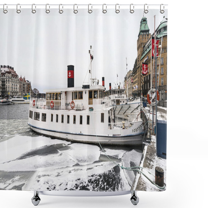 Personality  Stockholm Archipelago Boats Shower Curtains