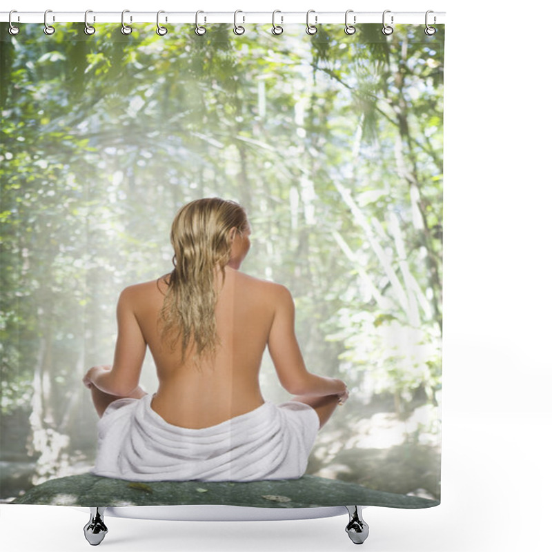 Personality  Spa Theme Shower Curtains