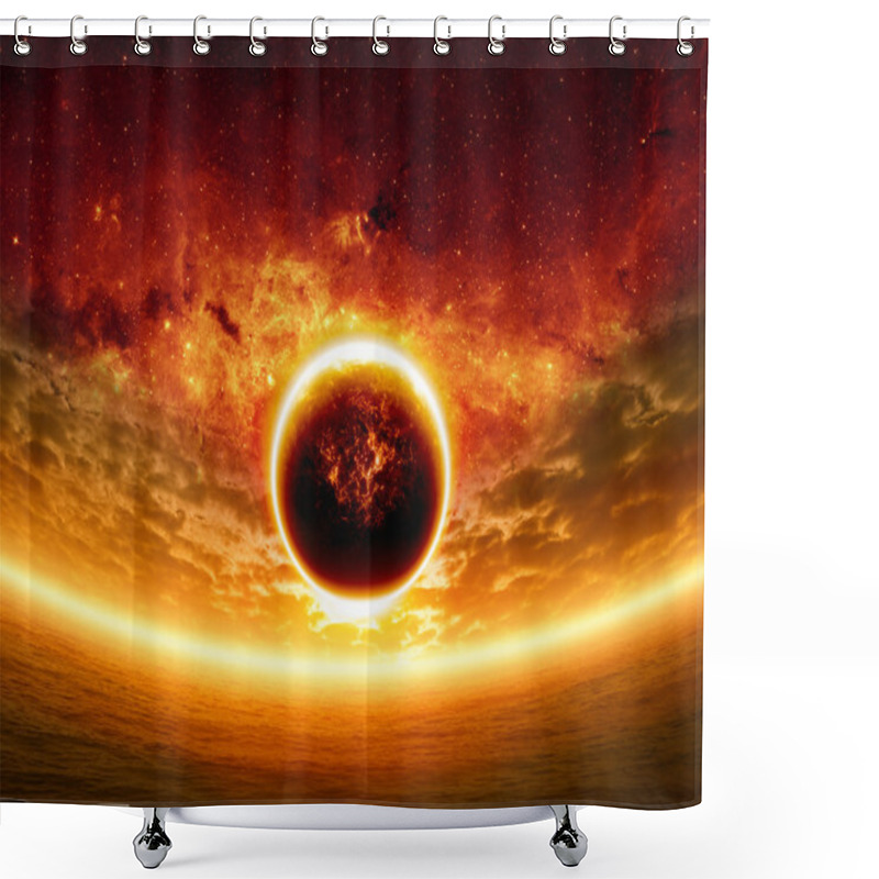 Personality  Dramatic Sunset Shower Curtains