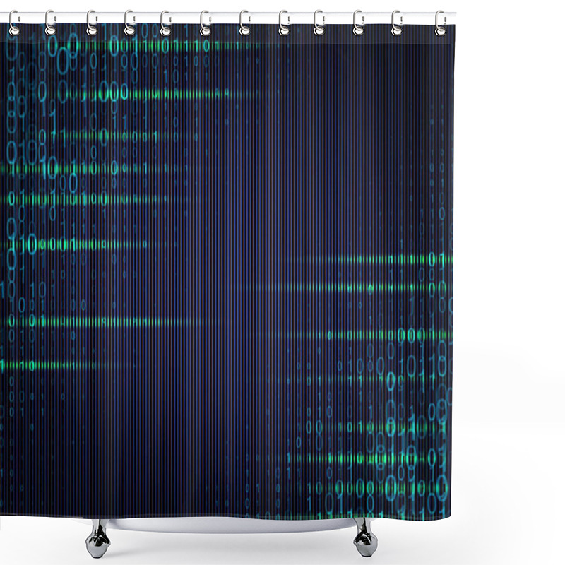 Personality  Abstract Background Pc Monitor Code. Shower Curtains